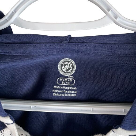 NEW NHL Seattle Kraken Hockey Hoodie‎ Jersey Youth M (8-10) Navy Blue Cotton L/S - Picture 4 of 4